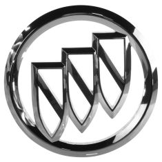 06-09 Buick Lucerne; 08-09 Lacrosse Grille Mounted Chrome ~Tri Shield~ Logoed Emblem (GM)