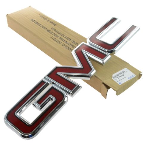 GMC+GM+OEM+11-14+Sierra+2500+HD+Grille+Grill-emblem+Badge+Nameplate+22757017  for sale online