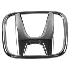 06-08 Honda Civic Coupe; 05-10 Odyssey Grille Mounted Chrome ~H~ Adhesive Nameplate Emblem (Honda)