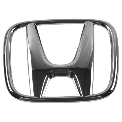 06-08 Honda Civic Coupe; 05-10 Odyssey Grille Mounted Chrome ~H~ Adhesive Nameplate Emblem (Honda)