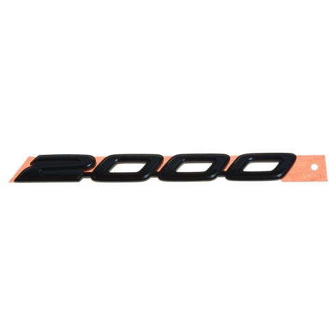 00-09 Honda S2000 Fender Mounted Black ~S~ Logoed Adhesive Nameplate Emblem LH = RH (Honda)