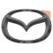 06-08 Mazda Miata; 04-08 RX-8 Front Bumper Mounted Chrome ~Mazda~ Logoed Adhesive Emblem (Mazda)