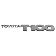 93-98 Toyota T100 Front Door Mounted Chrome ~TOYOTA T100~ Adhesive Nameplate LF = RF (Toyota)