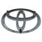 03-08 Toyota Corolla Grille Mounted Chrome ~Circle T~ Adhesive Emblem (Toyota)