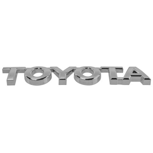 05-15 Toyota Tacoma Tailgate Mounted Chrome ~T O Y O T A~ Logoed Nameplate Emblem (Toyota)