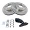 1995-02 Ranger Explorer Mountaineer Mazda Truck 4x4 Brake Posi Metallic Pad & Rotor Kit Front