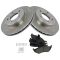 1993-97 Concorde LHS New Yorker Vision Intrepid Brake Pad & Rotor Kit Front