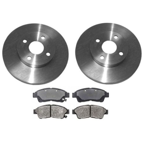 Front Brake Pad and Rotor Kit For 98-02 Toyota Chevy Corolla Prizm NS58H7