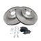 1998-02 Prizm Corolla Brake Pad & Rotor Kit Front