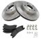 02-04 Jeep Grand Cherokee Brake Pad & Rotor Kit Front for Akebono Calipers (Si