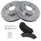 1998-05 S10 Sonoma Blazer Jimmy Bravada Hombre Front Premium Posi Semi Metallic Pad & Rotor Kit