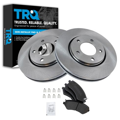 2001-05 Town & Country Caravan Voyager Brake Pad & Rotor Kit Front (Except Rear