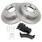 1995-01 Ford Explorer Mercury Mountaineer Premium Posi Semi Metallic Brake Pad & Rotor Kit Rear