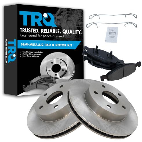 99-02 Jeep Grand Cherokee Brake Pad & Rotor Kit Front for Teves Calipers