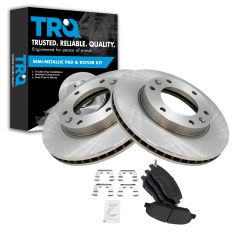 Semi-Metallic Brake Pad & Rotor Kit FRONT