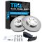 Toyota Lexus Front Premium Posi Semi-Metallic Brake Pad & Rotor Kit