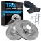 Front Premium Posi Semi-Metallic Disc Brake Pad & Rotor Kit (AX900410 & AXMD815)