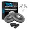 Front Premium Posi Ceramic Enhanced Disc Brake Pad & Rotor Kit (AX900410 & AXCD815)