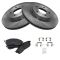 Front Premium Posi Ceramic Enhanced Disc Brake Pad & Rotor Kit (AX900410 & AXCD815)