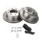 REAR Semi-Metallic Disc Brake Pad & Rotor Kit (AX55055 & AXMD785)