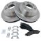 99-07 GM Full Size Truck Premium Posi Ceramic Brake Pads & Rotor Set Rear