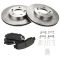 Front Premium Posi Metallic  Disc Brake Pad  & Rotor Set AX3296, AXMD503