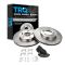 Front Premium Posi Ceramic Disc Brake Pad  & Rotor Set  AX3296, AXCD503