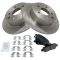 Rear Disc Brake Rotor & Premium Posi Ceramic pad Set  AX31312, AXCD905