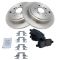 Rear Disc Brake Rotor & Pad Set AX31318, AXCD865