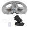 03-08 4Runner; 07-10 FJ; 05-14 Tacoma Front Premium Posi Semi Metallic Pad & Rotor Kit