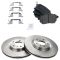 Front Disc Brake Rotor & Pad Set  AX31330, AXMD969