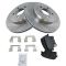 05-14 Dodge Chrysler; Rear Disc Brake Rotor & Premium Posi Semi Metallic Pad Set