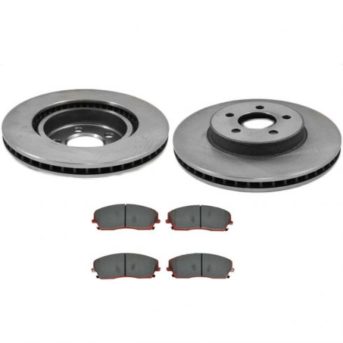 Fits:- Liberty 5lug Front Rotors 2 OEM Replacement Disc Brake Rotors High-End
