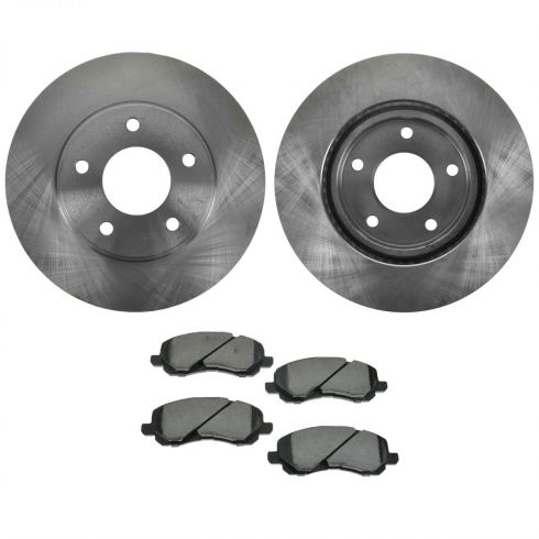 Nakamoto Rear Posi Ceramic Brake Pad /&Rotor Set Kit for Chrysler Sebring Eclipse