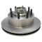 Front Disc Brake Rotor & Pad Set AX54031, AXMD655