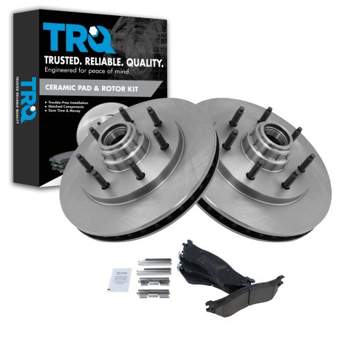 Front Disc Brake Rotor & Pad Set  AX54052, AXCD702