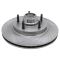 Front Disc Brake Rotor & Premium Posi Semi Metallic Pad Set AX54069, AXMD679