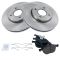 Front Disc Brake Rotor & Pad Set  AX54132, AXCD1044