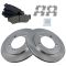 Front Disc Brake Rotor & Pad Set  AX55060, AXCD556