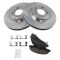 Front Disc Brake Rotor & Pad Set  AX55126, AXCD1159