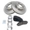 Ford Mazda Pickup SUV; Premium Posi Ceramic Front Disc Brake Rotor & Pad Set