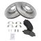 Front Ceramic Disc Brake Pads & Rotor Set  AXCD866, AX31346