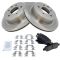 Rear Premium Posi Ceramic Disc Brake Pads & Rotor Set AXCD905,  AX31349