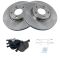 Front Ceramic Disc Brake Pads & Rotor Set  AXCD1044,  AX31363