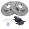 08-11 Volvo C30; 06-11 C70; 05-10 S40; 05-10 V50 Front Brake Rotor & Metallic Pad Set