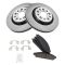 Front Ceramic Disc Brake Pads & Rotor Set CD1070,  AX54126