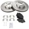 05-10 tC; 00-05 Celica; Front Disc Brake Rotor & Premium Posi Ceramic Pad Set