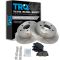 00-01 ES300; Camry Rear Premium Posi Ceramic Disc Brake Pads & Rotor Set