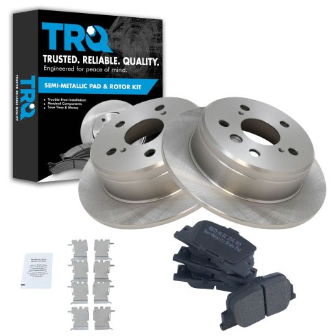 Rear Disc Brake Pads & Rotor Set AXMD835, AX31075