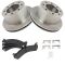 Rear Metallic Disc Brake Pads & Rotor Set AXMD909, AX55075